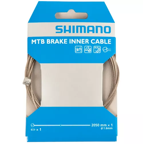 Shimano MTB Stainless Steel Inner Brake Cable 3 Shimano MTB Stainless Steel Inner Brake Cable