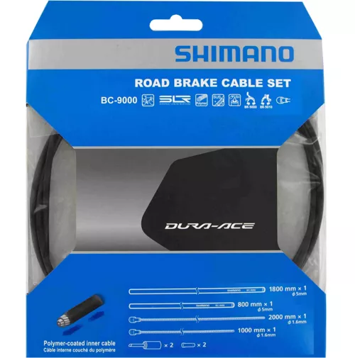 Shimano Dura-Ace 9000 Road Brake Cable Set 3 Shimano Dura-Ace 9000 Road Brake Cable Set