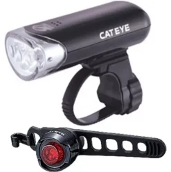 Cateye EL135 And Orb Front And Rear Light Set