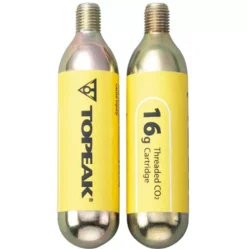 Topeak Threaded CO2 Cartridge 16g (2 Pack)