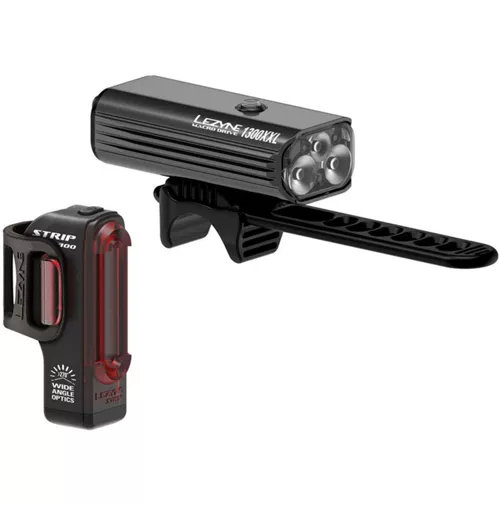 Lezyne Macro Drive 1300XL Strip Pro Light Set 3 Lezyne Macro Drive 1300XL Strip Pro Light Set