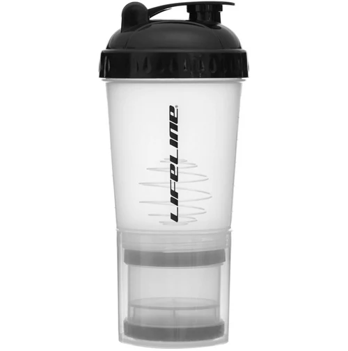 LifeLine Shaker Bottle With Storage Compartment 3 LifeLine Shaker Bottle With Storage Compartment