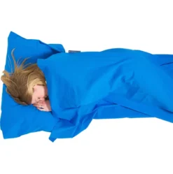 Lifeventure Cotton Sleeping Bag Liner Anti-Bac Mummy