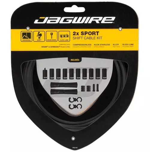Jagwire 2x Sport Shift Gear Cable Kit 3 Jagwire 2x Sport Shift Gear Cable Kit