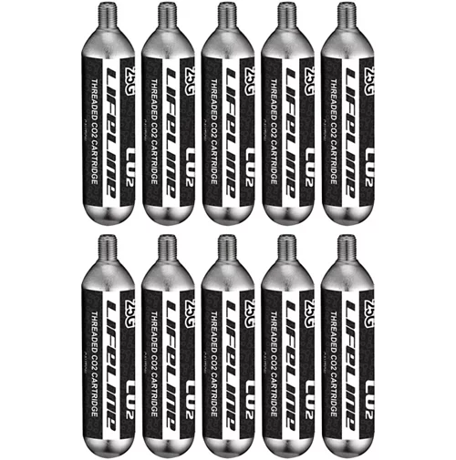 LifeLine CO2 Tyre Inflator Cartridge - 25g X 10 3 LifeLine CO2 Tyre Inflator Cartridge - 25g X 10