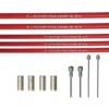 Campagnolo® Campagnolo Ultra And Power Shift Ergo Gear Cables -Pro Cycle Store prod58090 Red NE 01